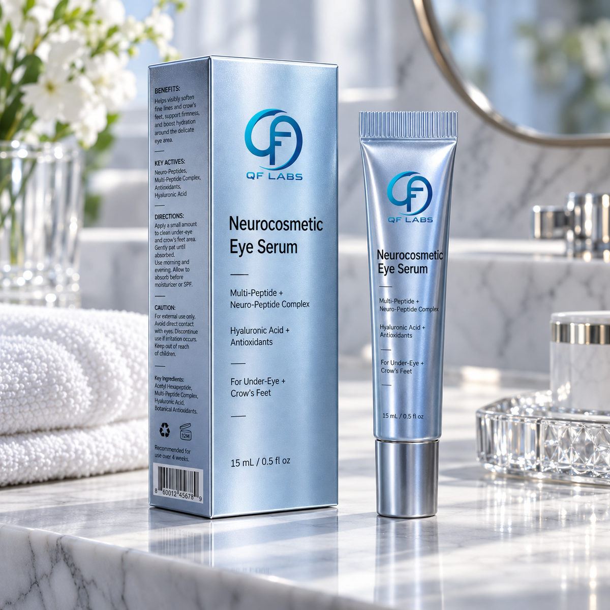 QF Neurocosmetic Eye Serum™ | Firming Peptide Care