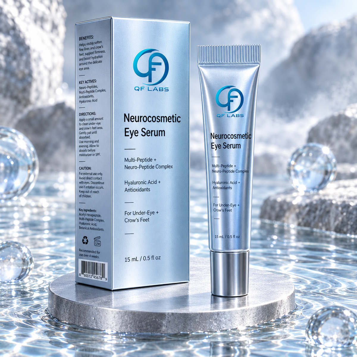 QF Neurocosmetic Eye Serum™ | Firming Peptide Care