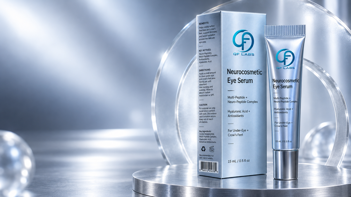 QF Neurocosmetic Eye Serum™ | Firming Peptide Care
